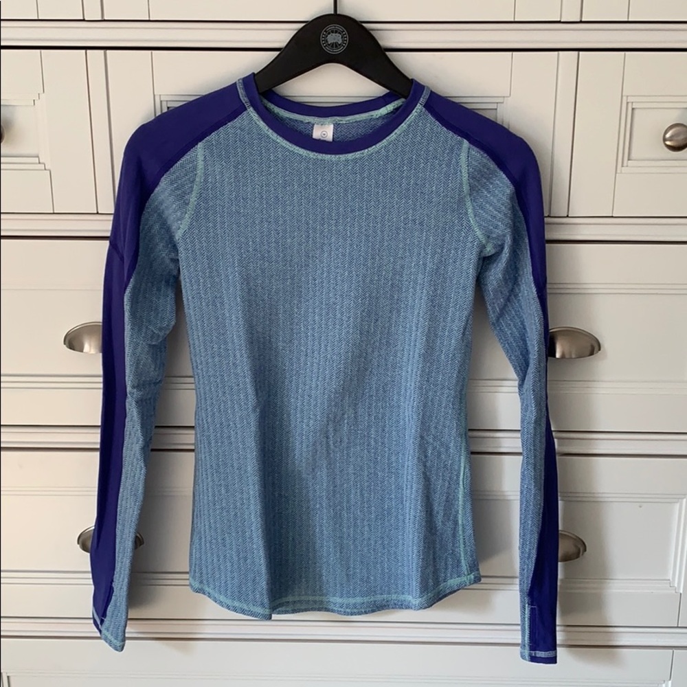 Purple and blue IVIVVA long sleeve shirt